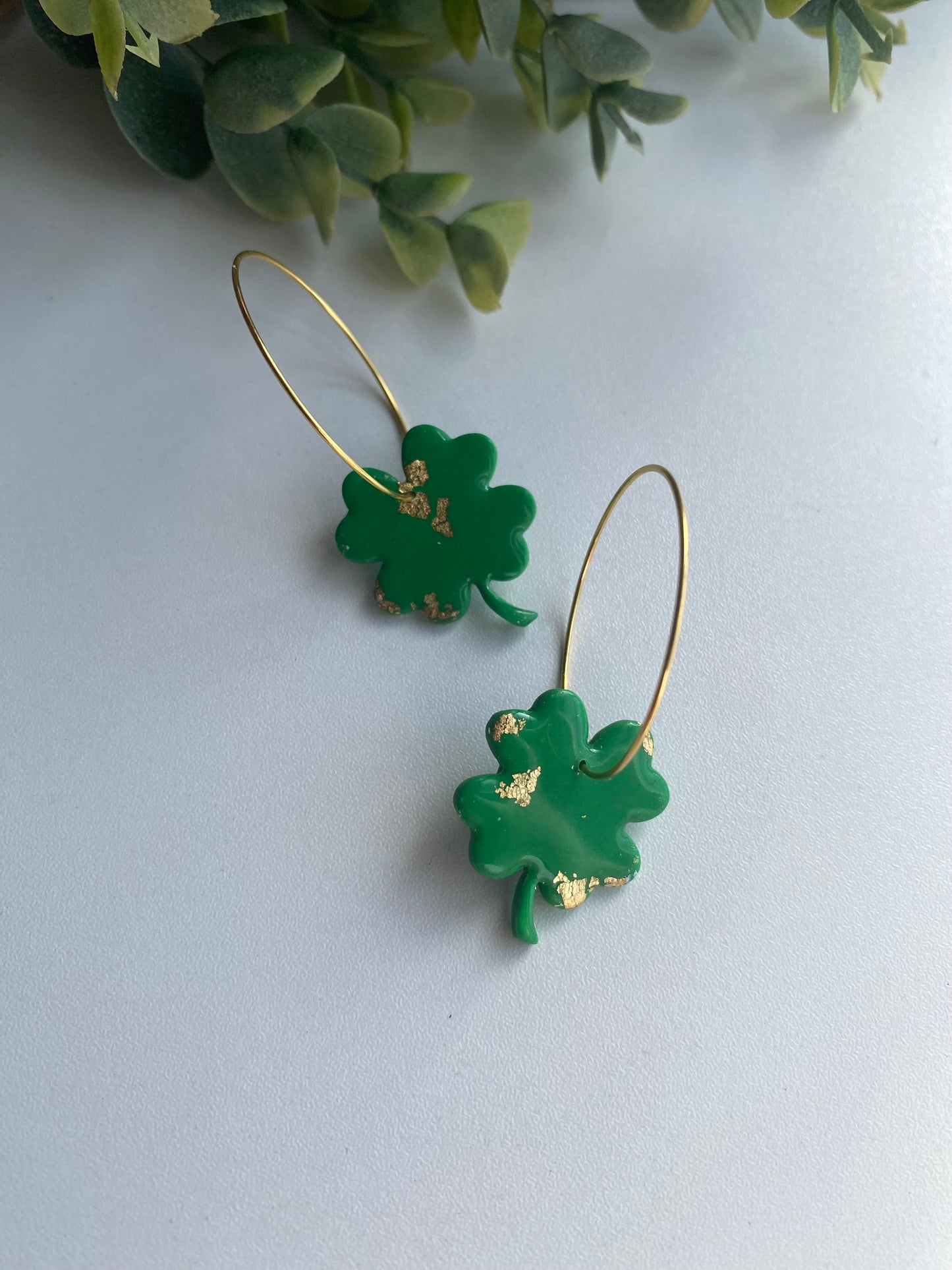 Lucky Hoops (gold flecks)