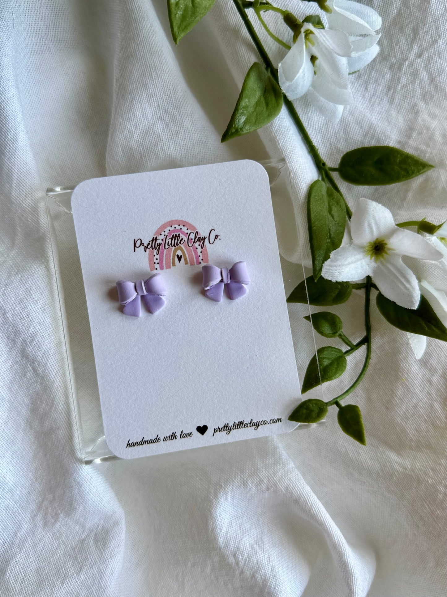 Bow Studs (purple)