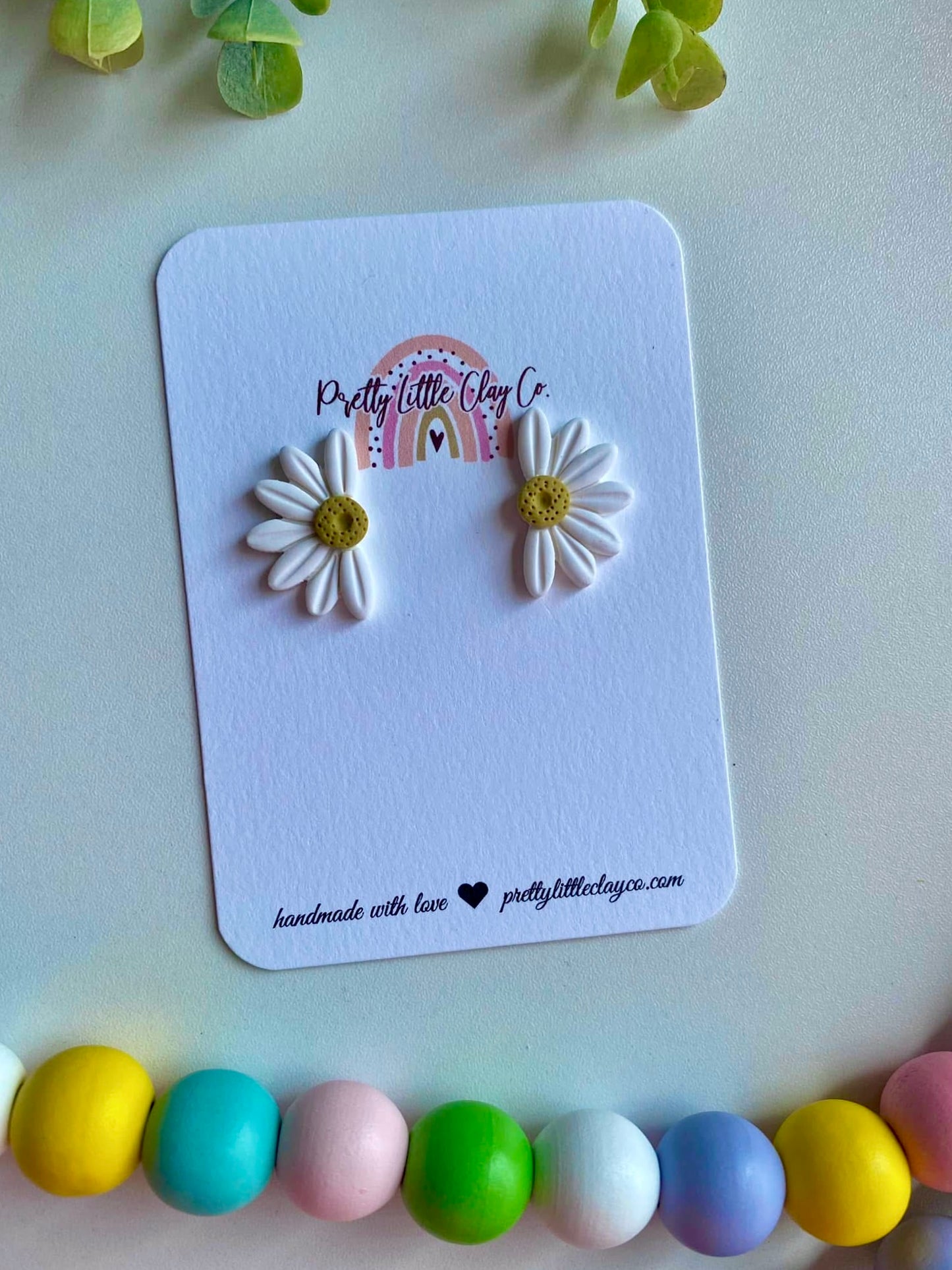 Half Daisy Studs