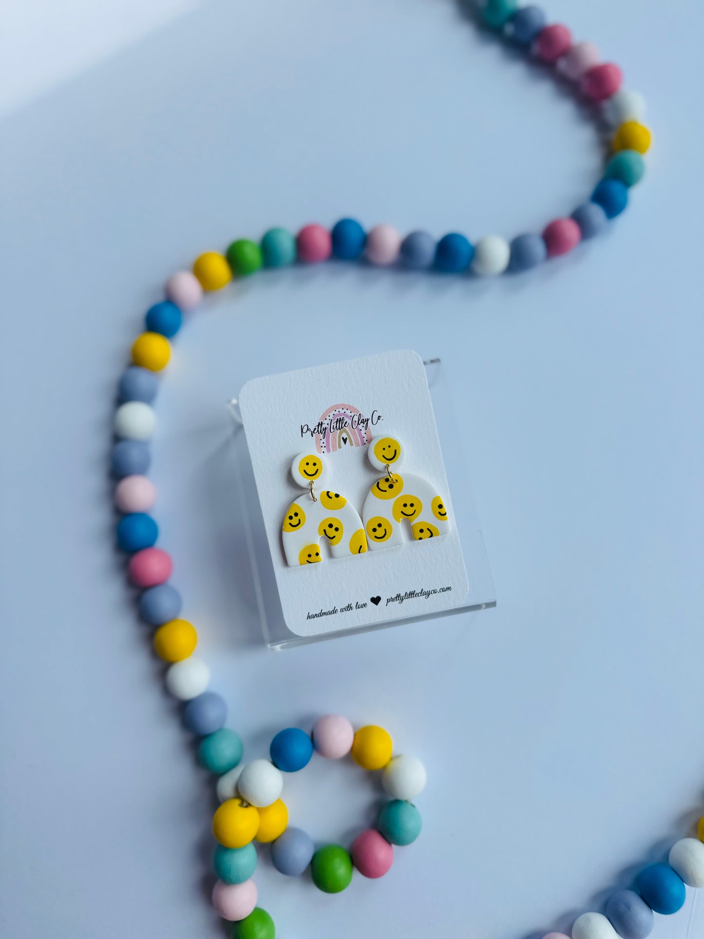 Smiley Face Dangles (yellow)