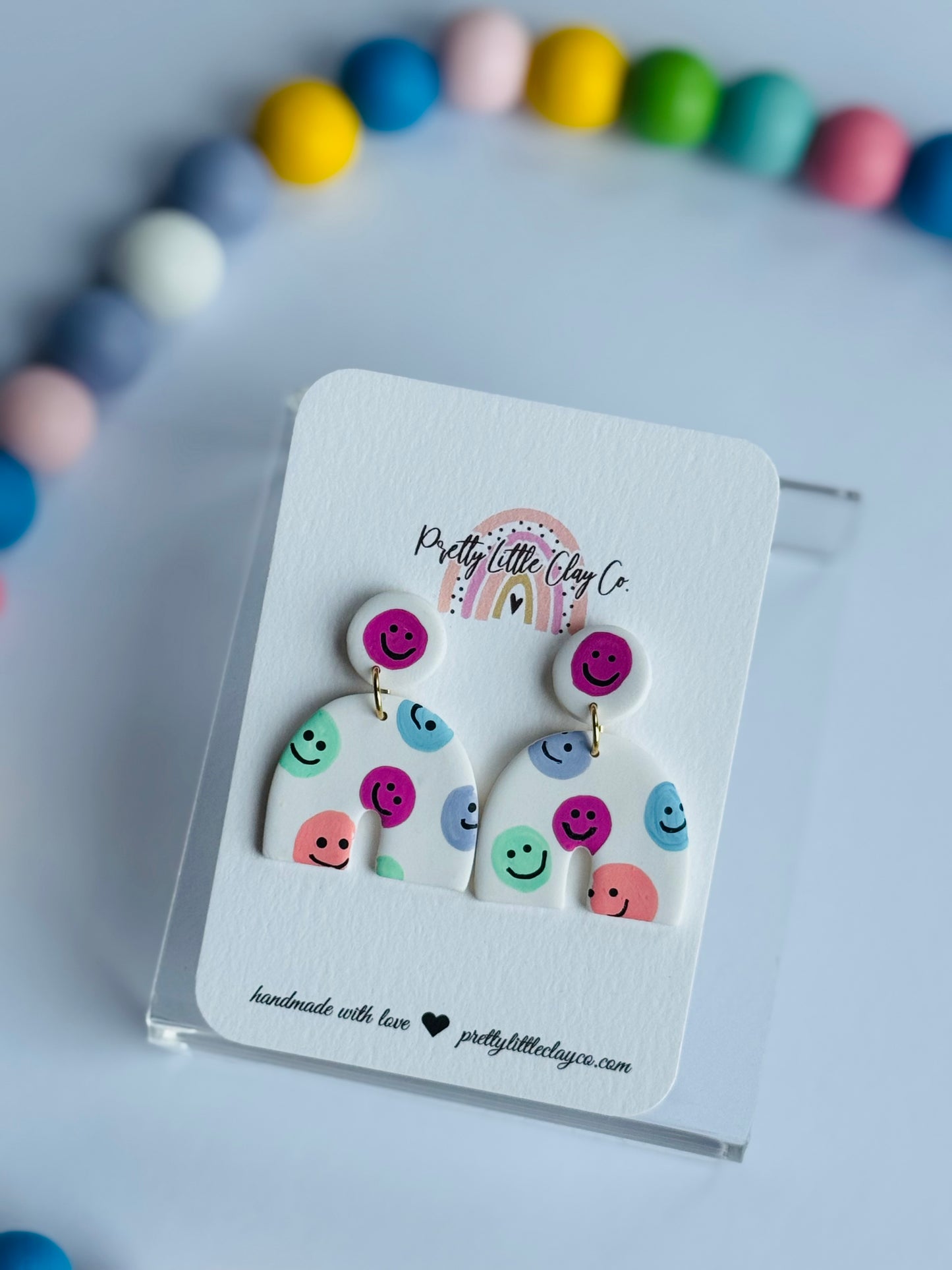 Smiley Dangles (multi-colored)