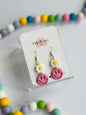 Flower Smiley Dangles