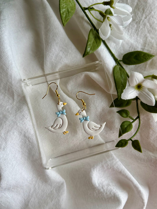 Silly Goose Dangles (blue)
