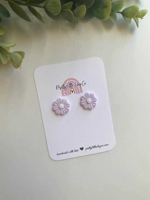 Flower Stud (lavender)