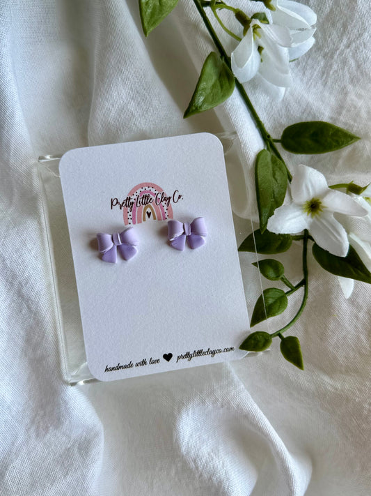 Bow Studs (purple)