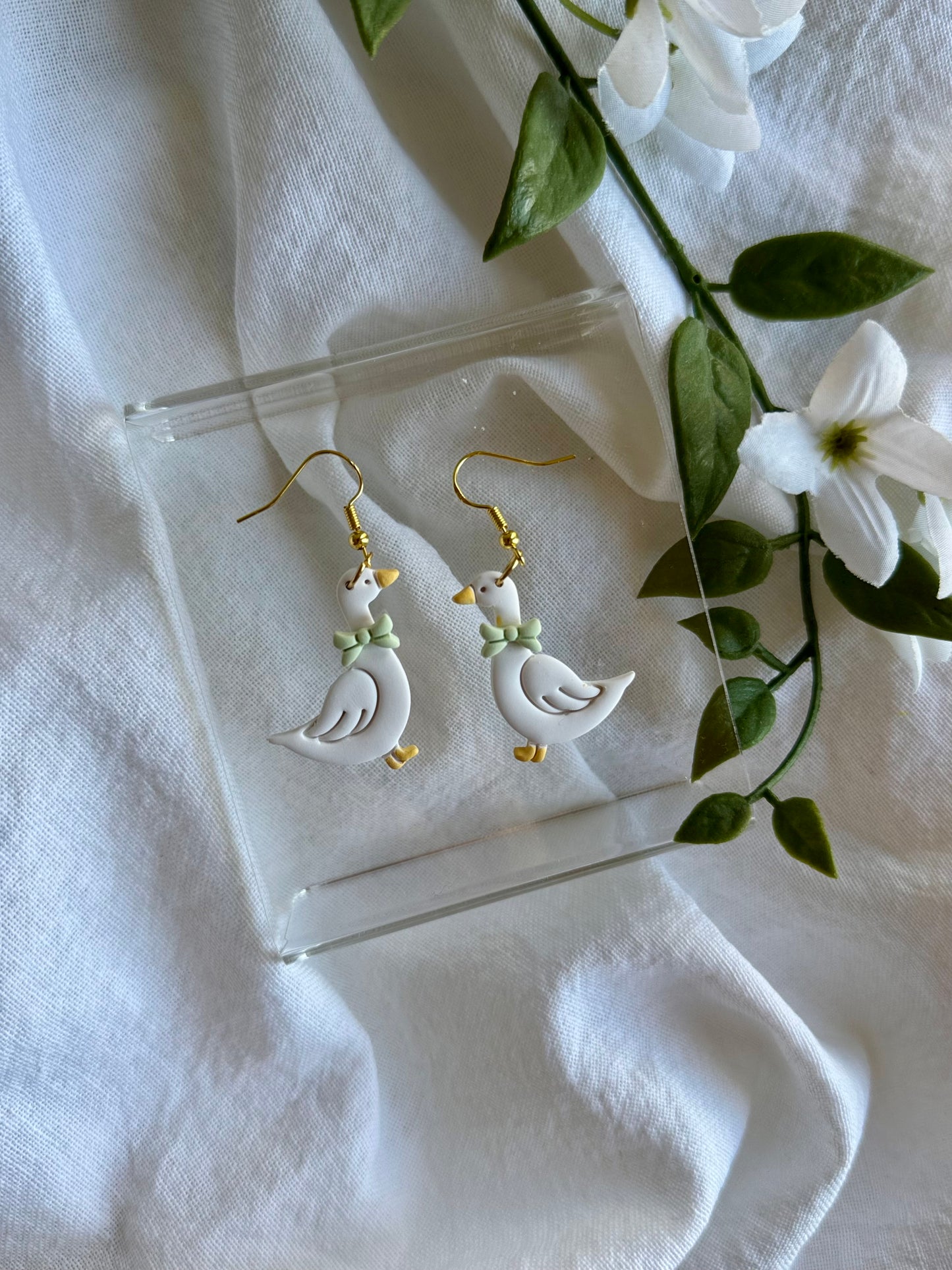 Silly Goose Dangles (green)
