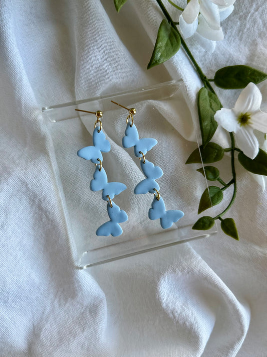 Butterfly Dangles (blue)