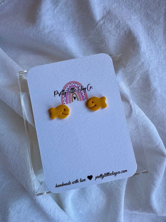 Cracker Fish Studs