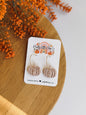 Floral Pumpkin Hoops (blush)