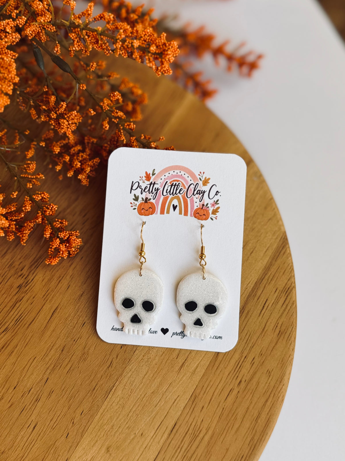 Sparkly Skeleton Dangles