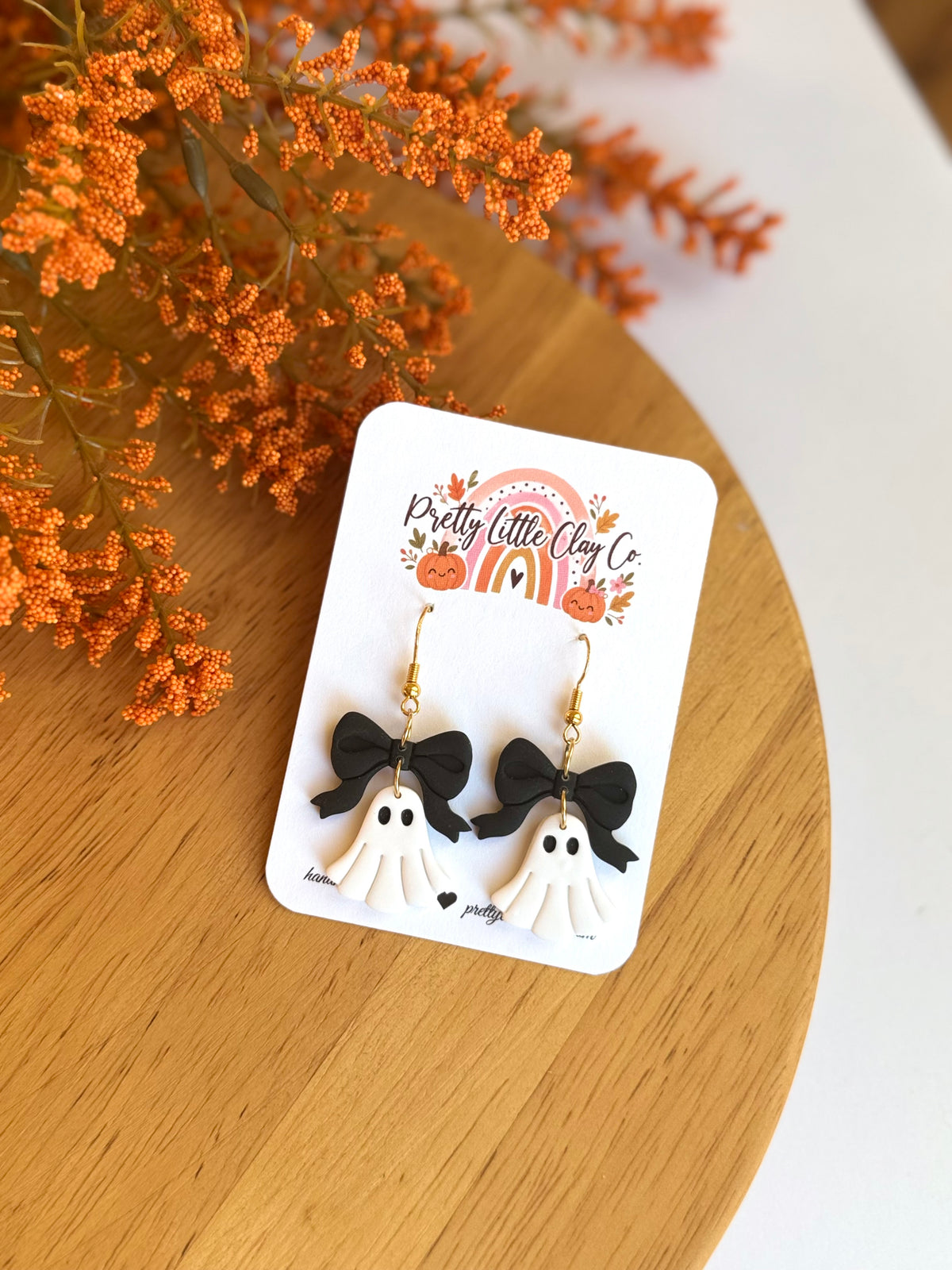 Ghost & Bow Dangles
