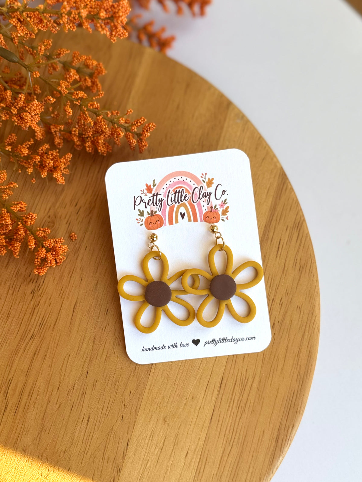 Sunflower Doodle Hoops