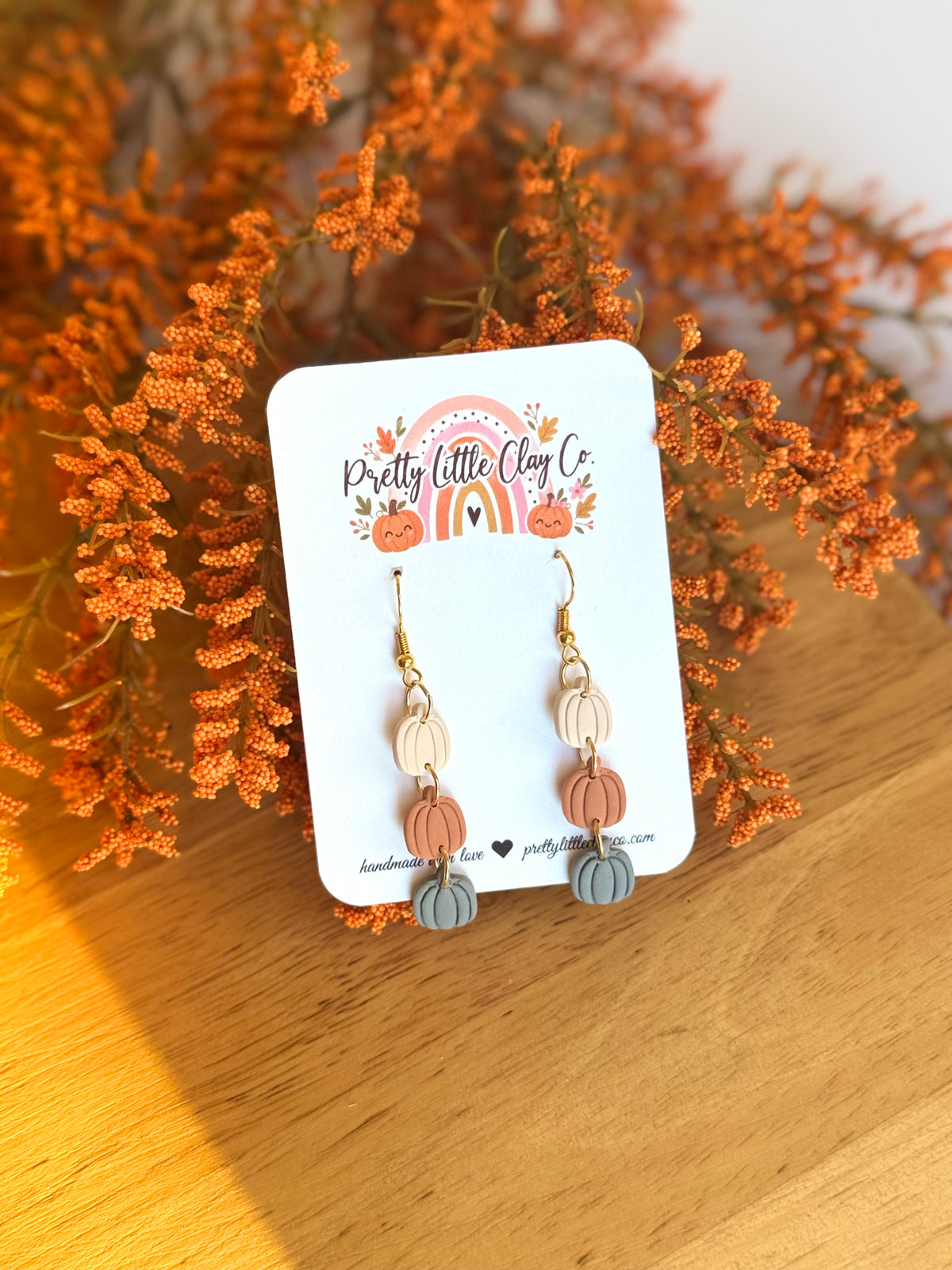 Autumn Pumpkin Dangles