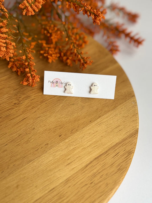 Sparkly Ghost Studs