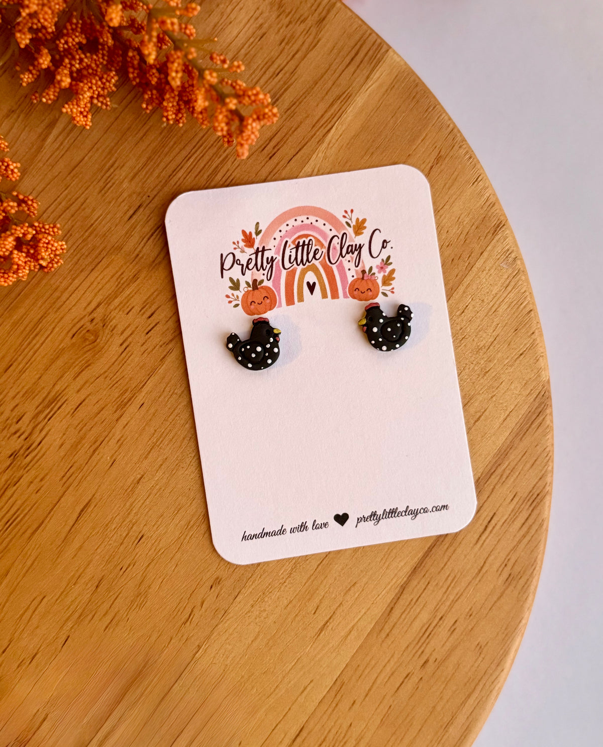 Speckled Chicken Studs