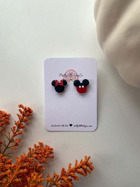 Mickey/Minnie Studs