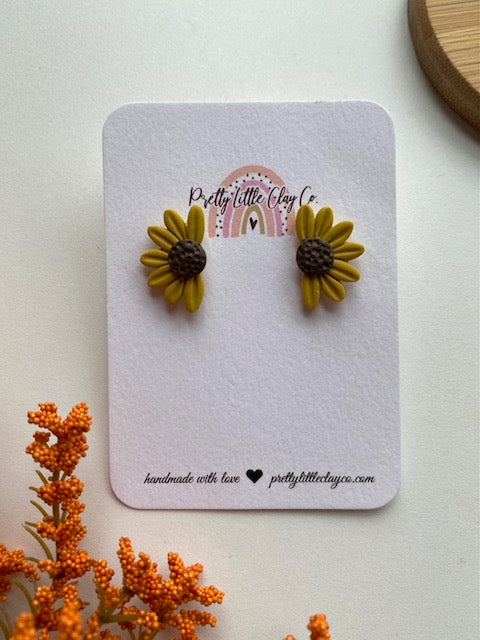 Sunflower Statement Studs