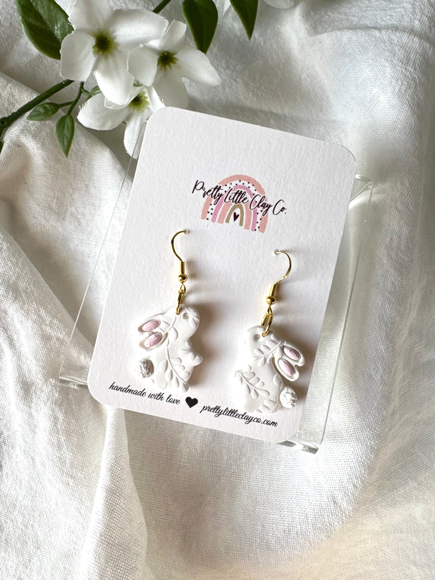Textured Bunny Dangles