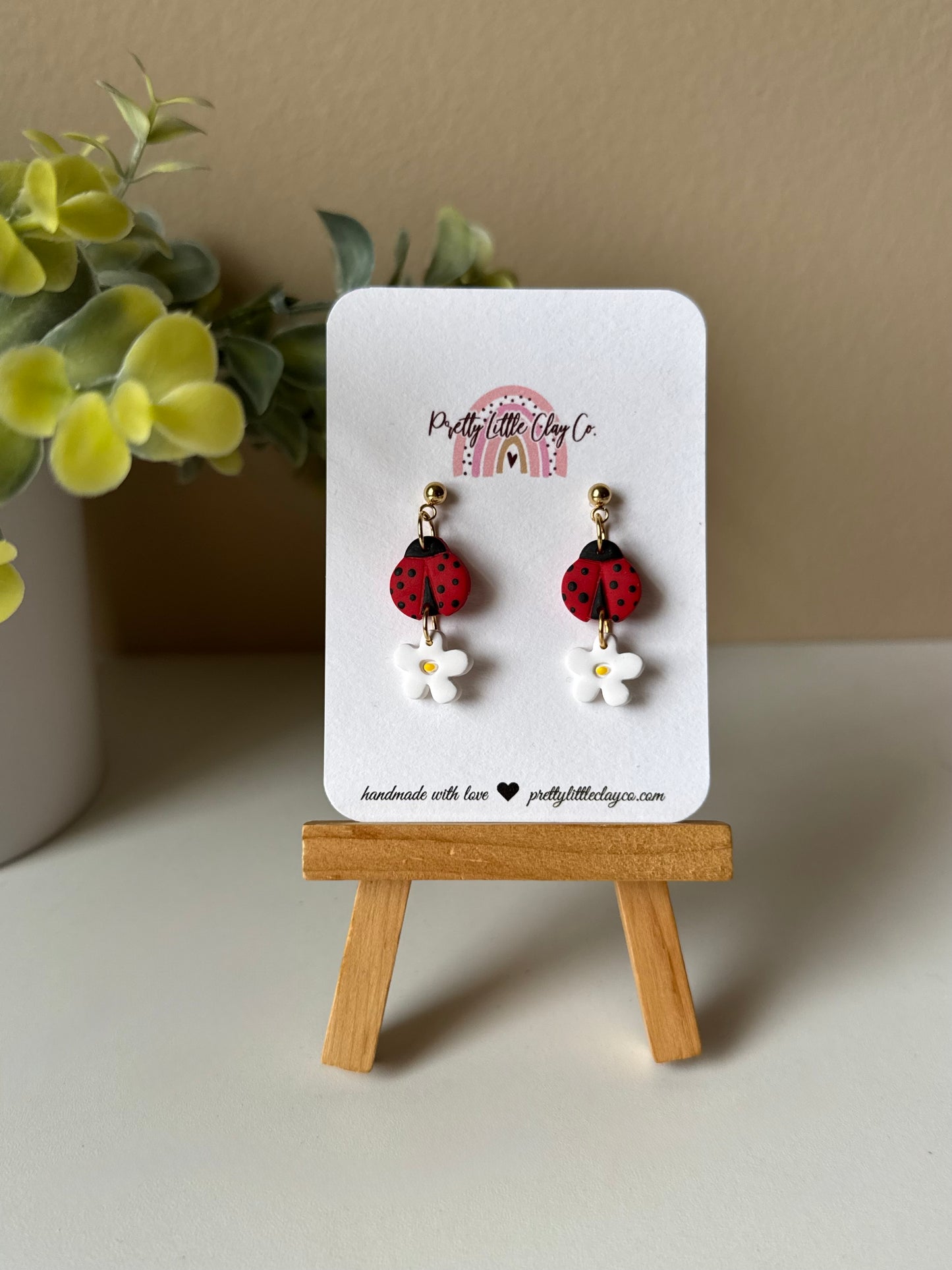 Lucky Ladybug Dangles