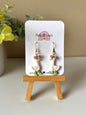 Girly Goose Dangles (green boots)