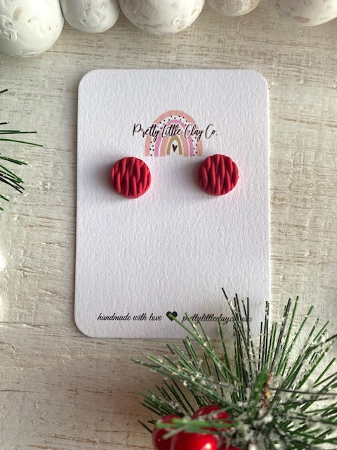 Sweater Studs (Red)