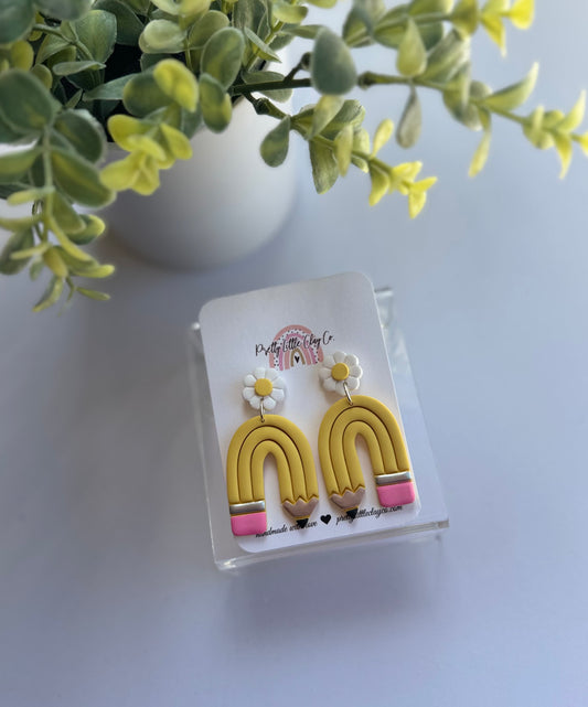 Daisy Pencil Arch Dangles