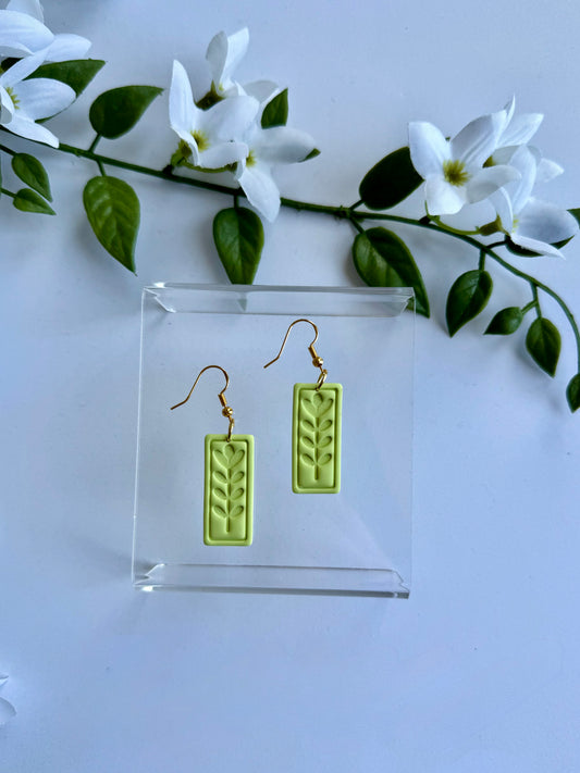 Tulip Dangles (green)