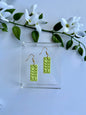 Tulip Dangles (green)