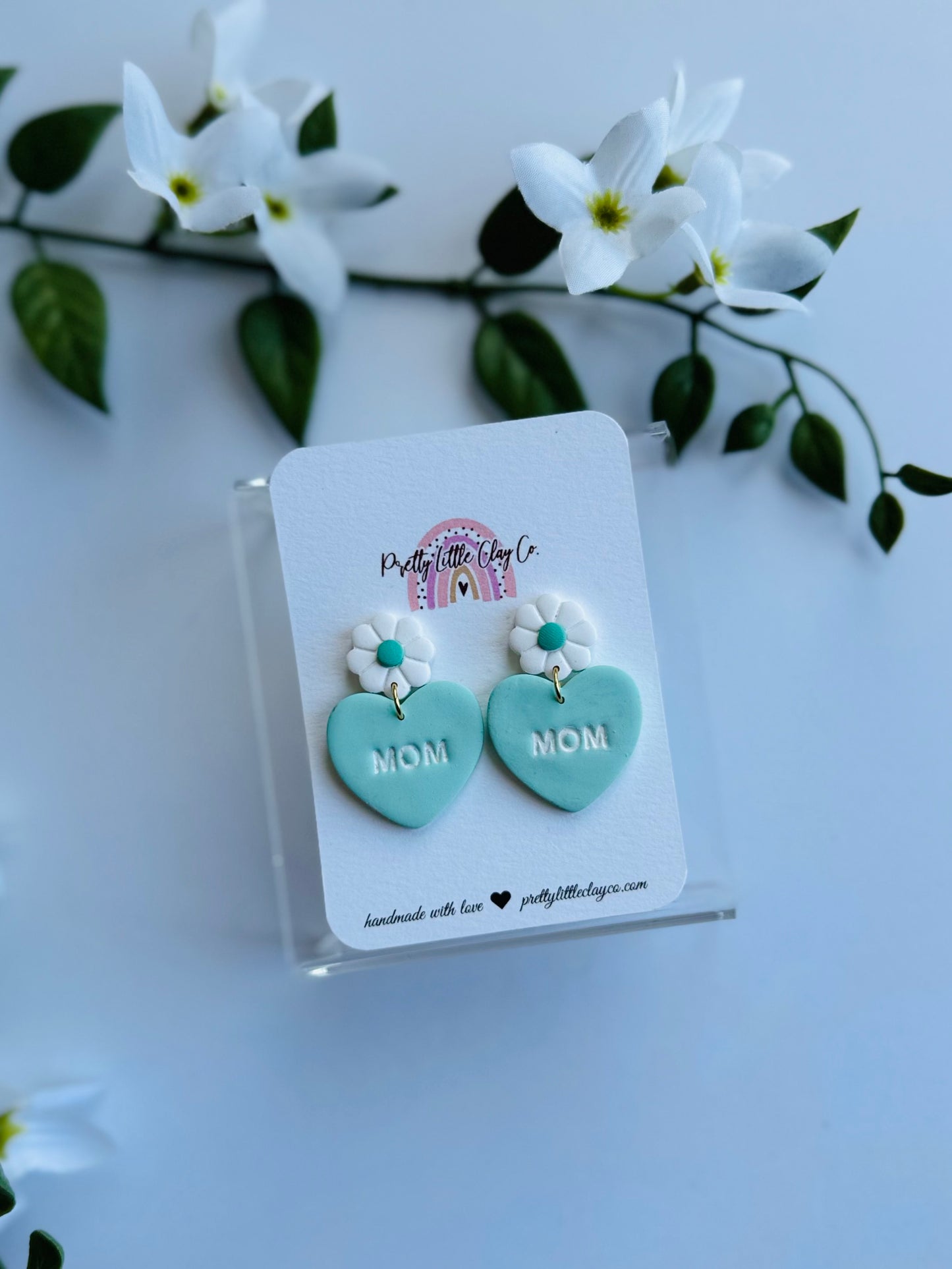 MOM Daisy Dangles (teal)