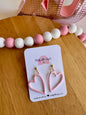 Heart Dangles (pink)