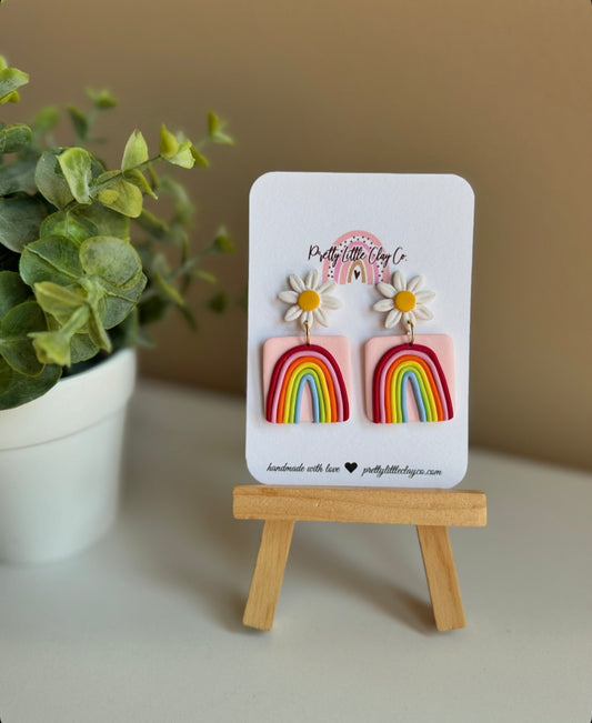 Happy Rainbow Daisies