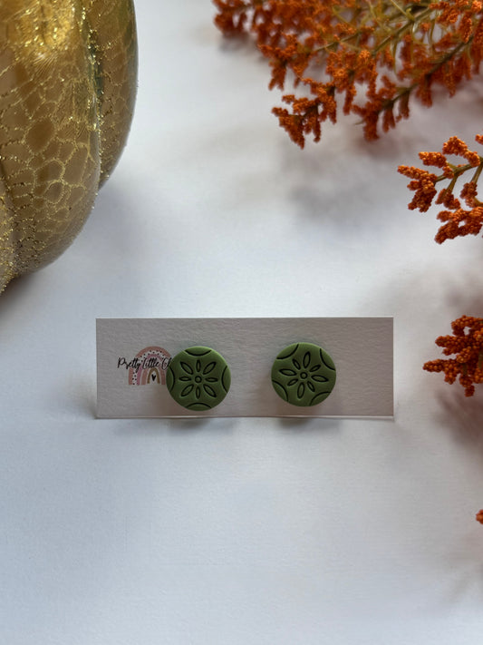Lyla Studs (green)