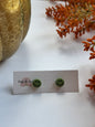 Smiley Studs (green)