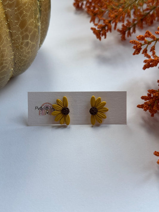 Sunflower Statement Studs
