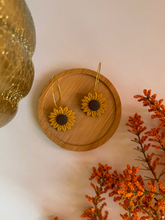 Sunflower Hoops