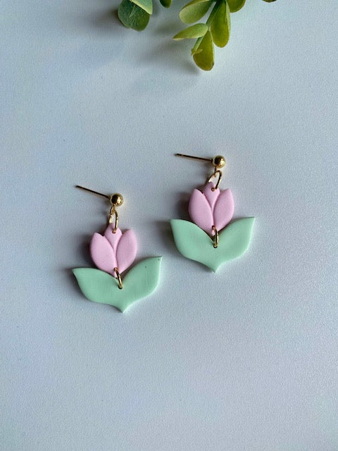 Tulip Dangle (pink)