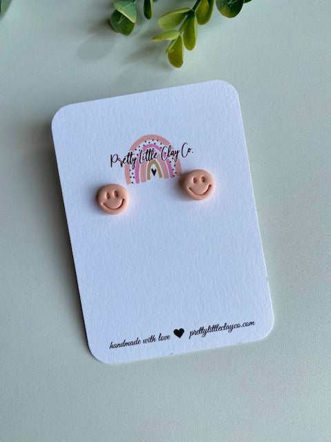 Smiley Studs (orange)