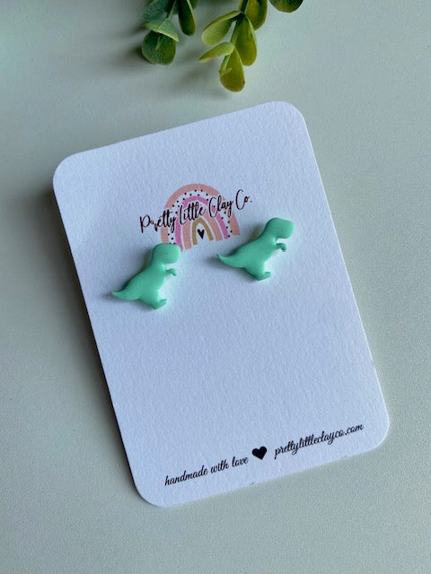 T-Rex Studs (mint green)