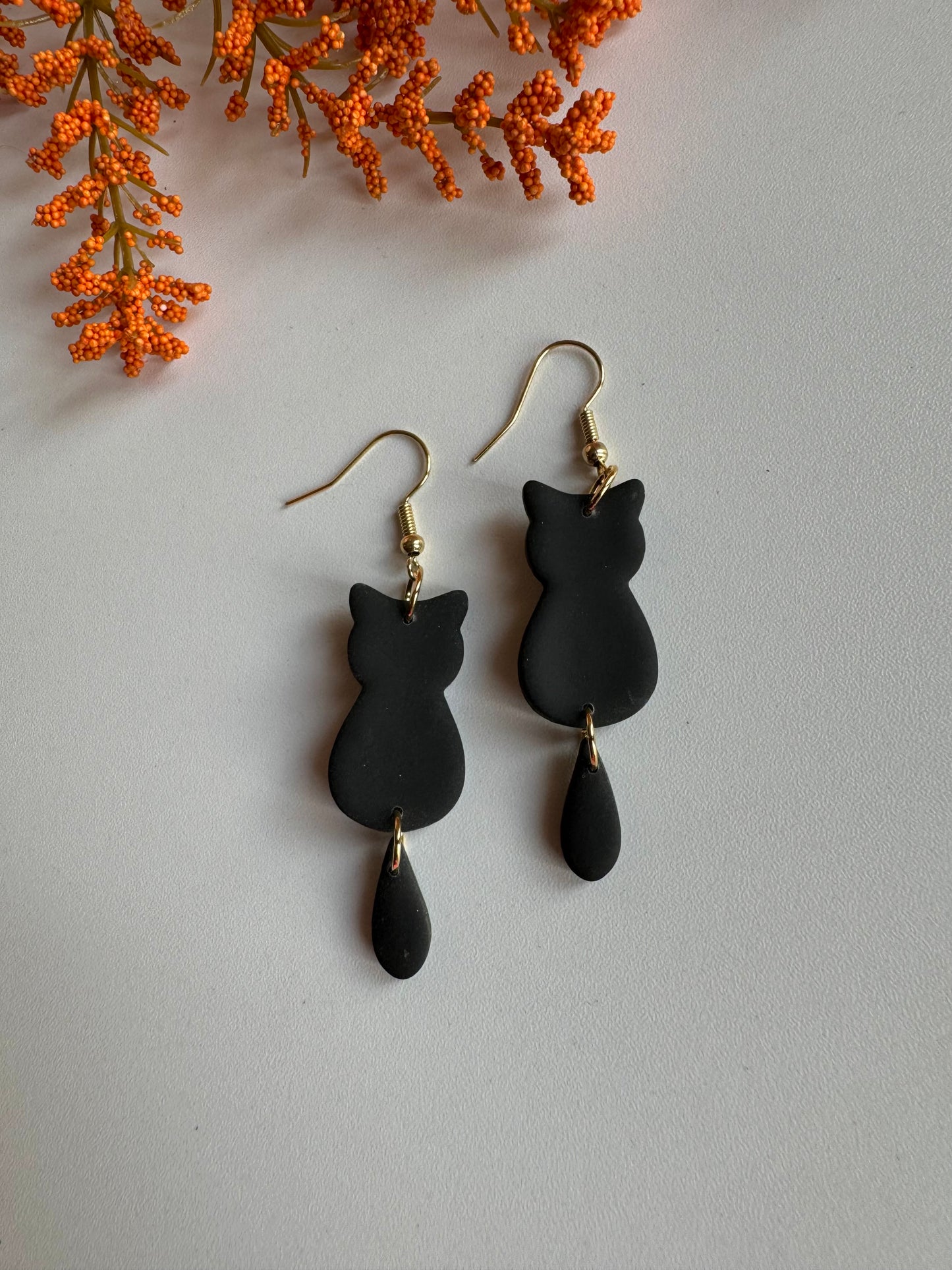 Black Cat Dangles