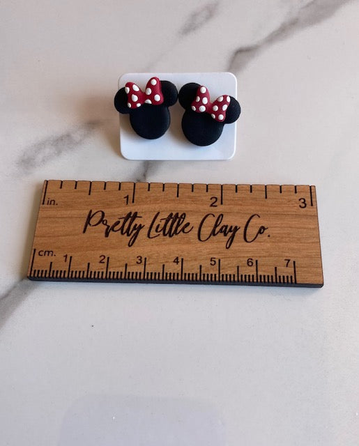 Minnie Mouse Studs